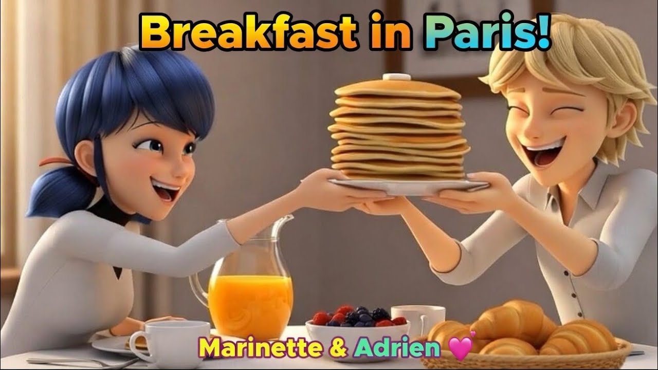 Marinette & Adrien’s Perfect Paris Breakfast 🥞☀️