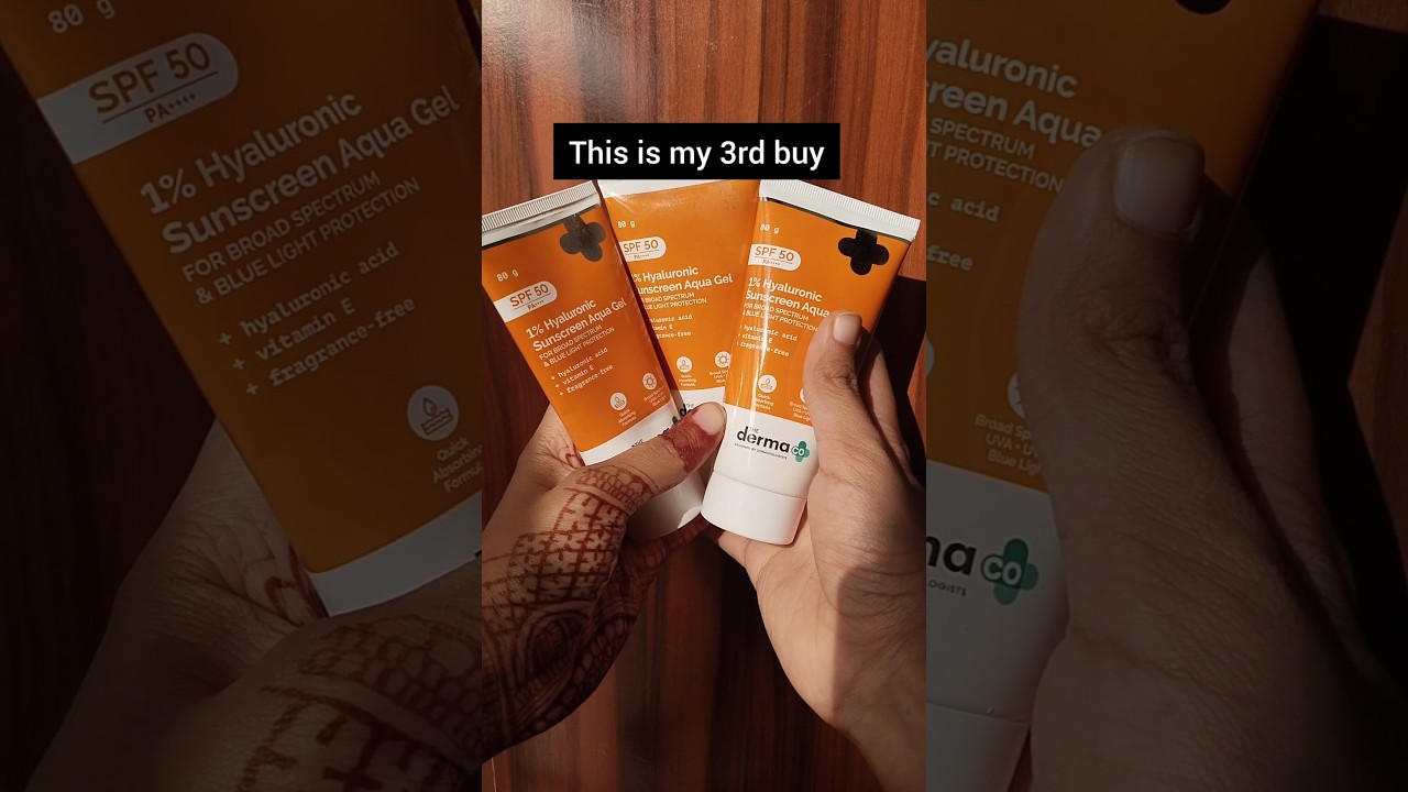 Derma Co Sunscreen Review *Non Sponsored* #dermaco #sunscreen #review #oilyskin #dryskin #skincare