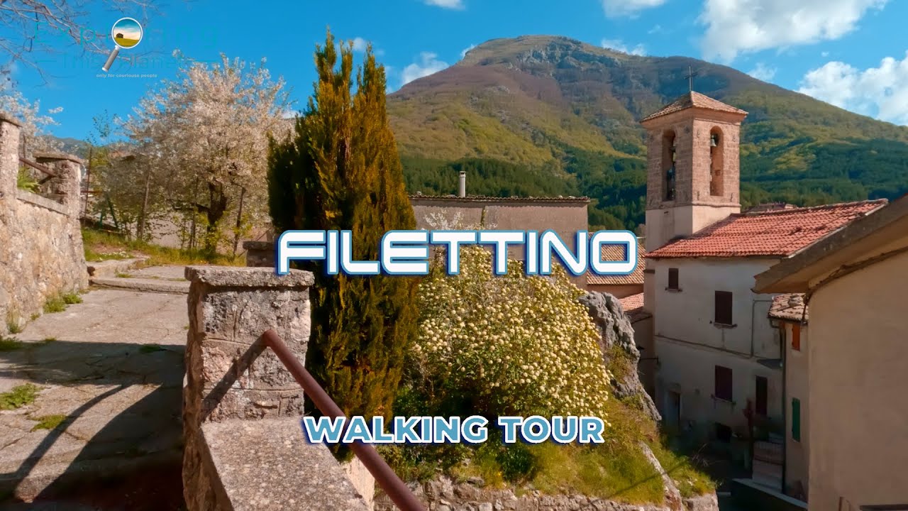 Filettino: il borgo più alto del Lazio (Italy)  -  Walking Tour[Caption ITA/EN]