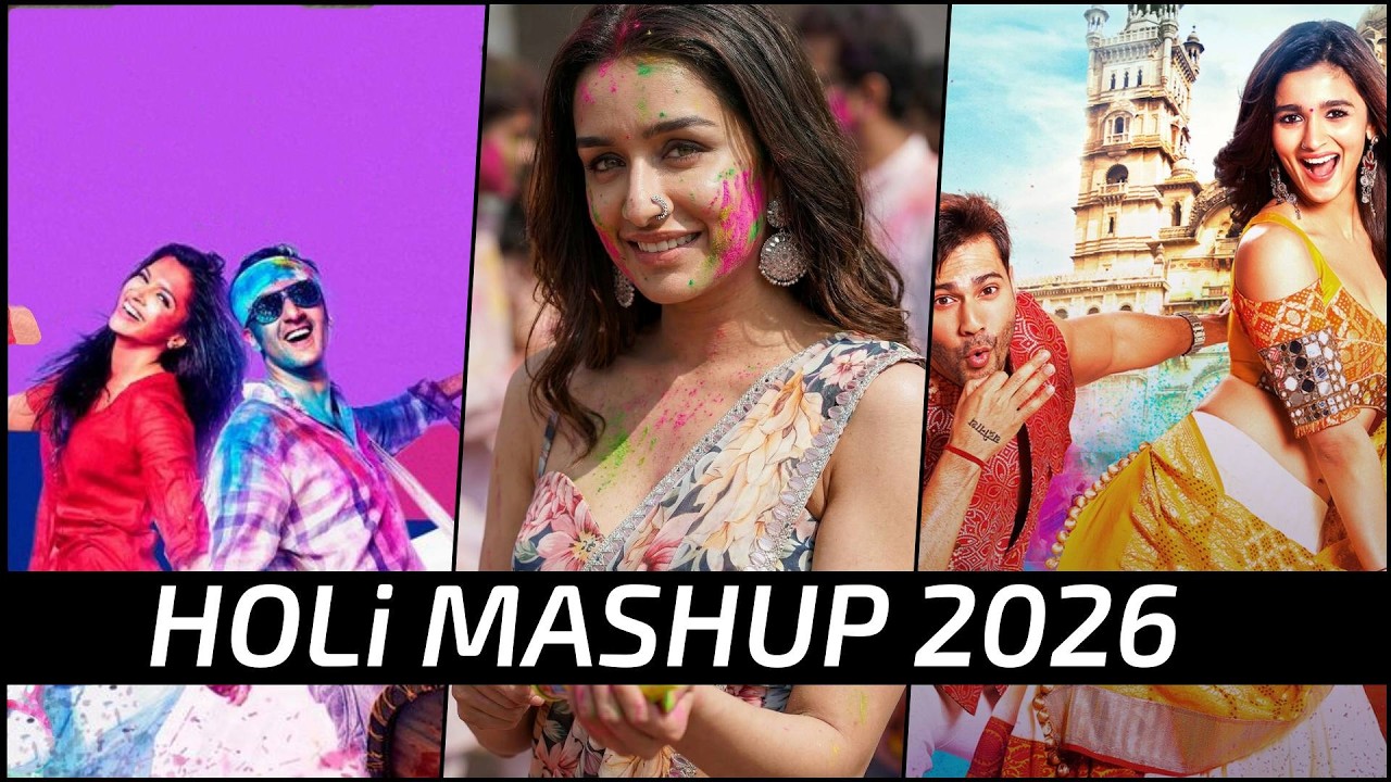 Holi Mashup (2026) – Festival Of Colours 2026 Mashup By VDJ Mahe HD Video