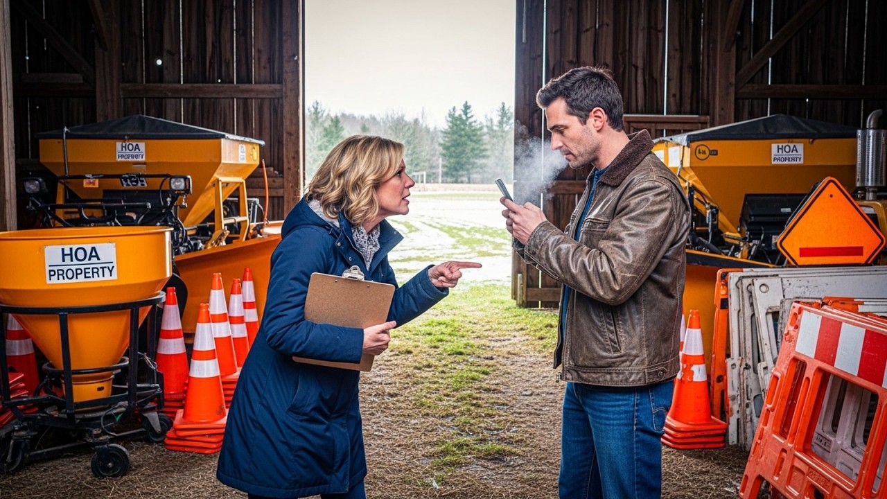 I Found HOA Storing Equipment In My Barn During Winter, Now Charging Storage Fees!