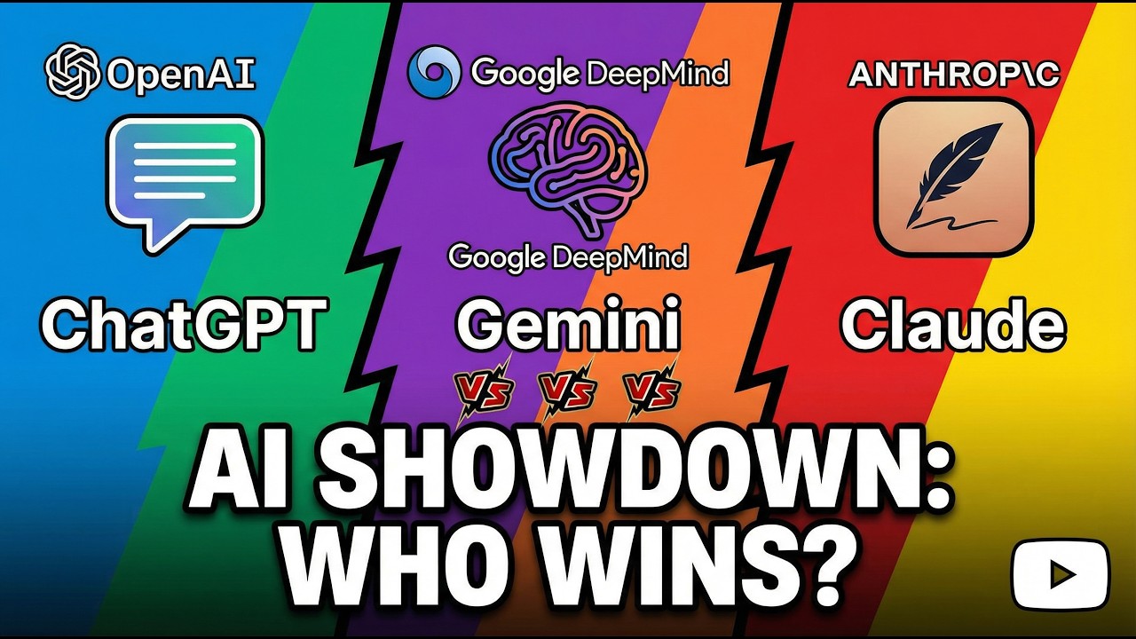 ChatGPT vs Claude vs Gemini  Who Wins The AI Showdown