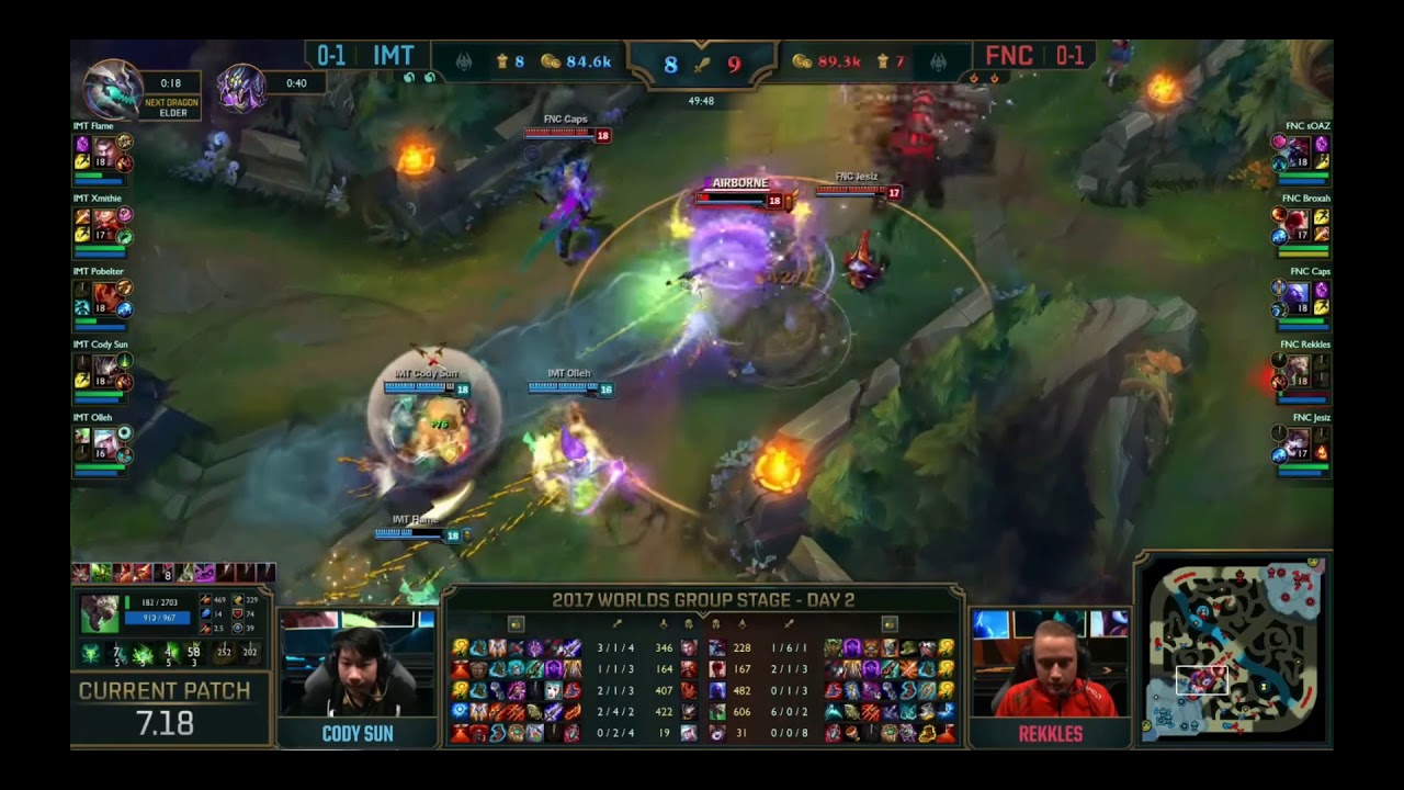 IMT vs  FNC Final Moments Worlds 2017 Day 2