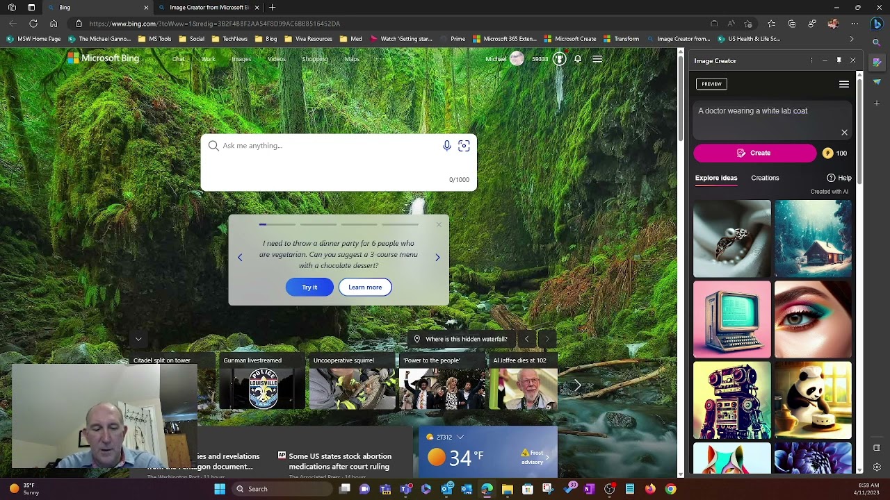 Native Inline Microsoft Image Creator AI Experience Powered by DALL·E Now In Microsoft Edge