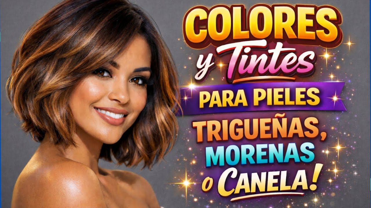 TINTES y COLORES de Cabello para Mujeres TRIGUEÑAS MORENAS O CANELAS que ILUMINAN el Rostro🔥2026