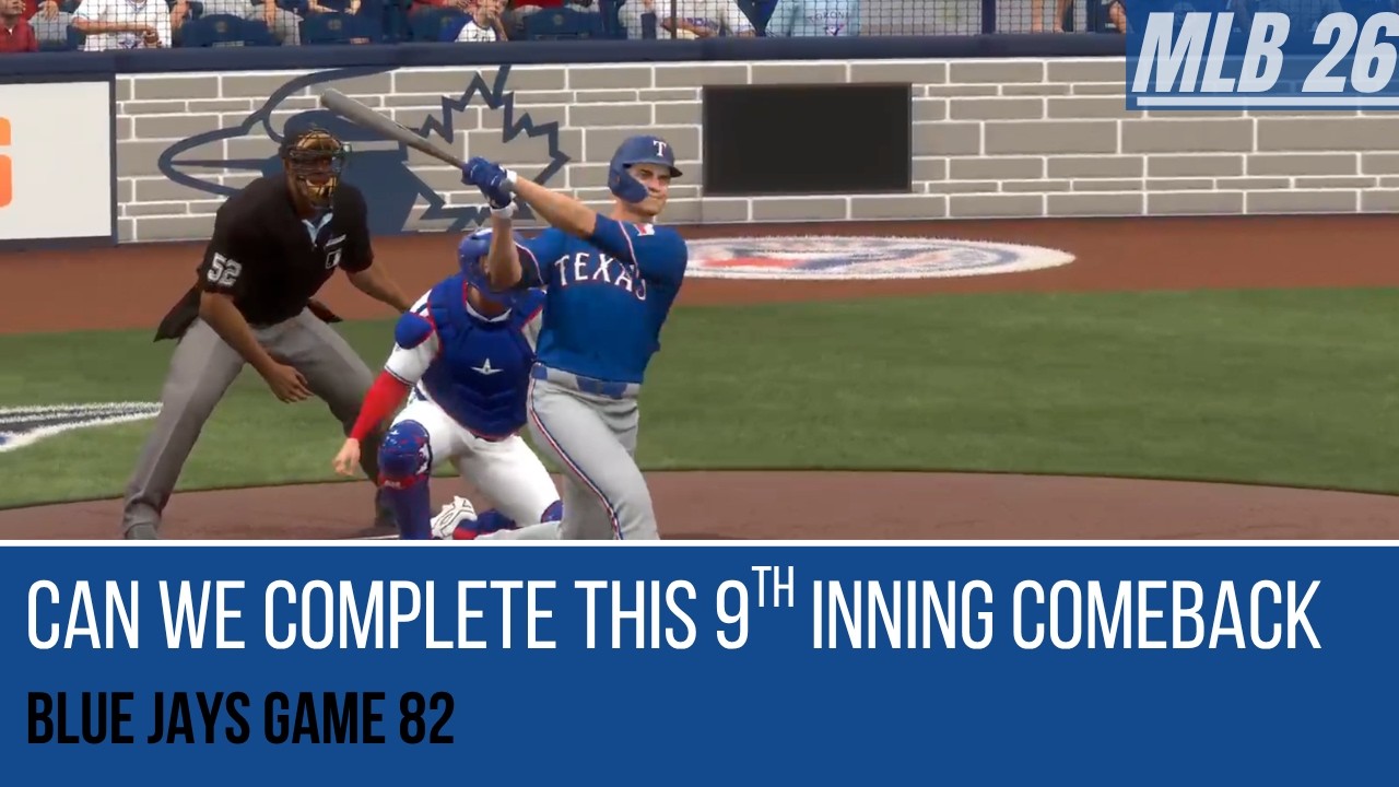 Сможем ли мы совершить камбэк в 9-м иннинге? | Blue Jays, игра 82 | Симуляция MLB The Show 26: ИИ...