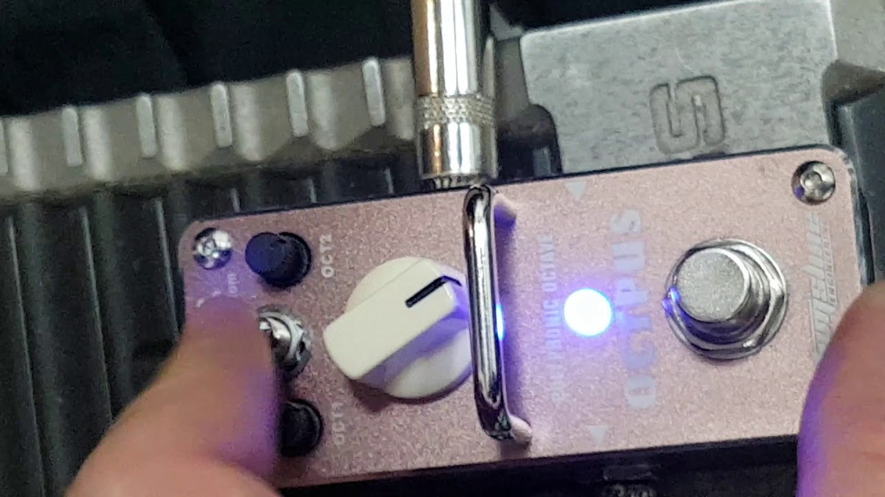 Sound City Estúdio - Review - pedal Octopus Tomsline - oitavador polifônico