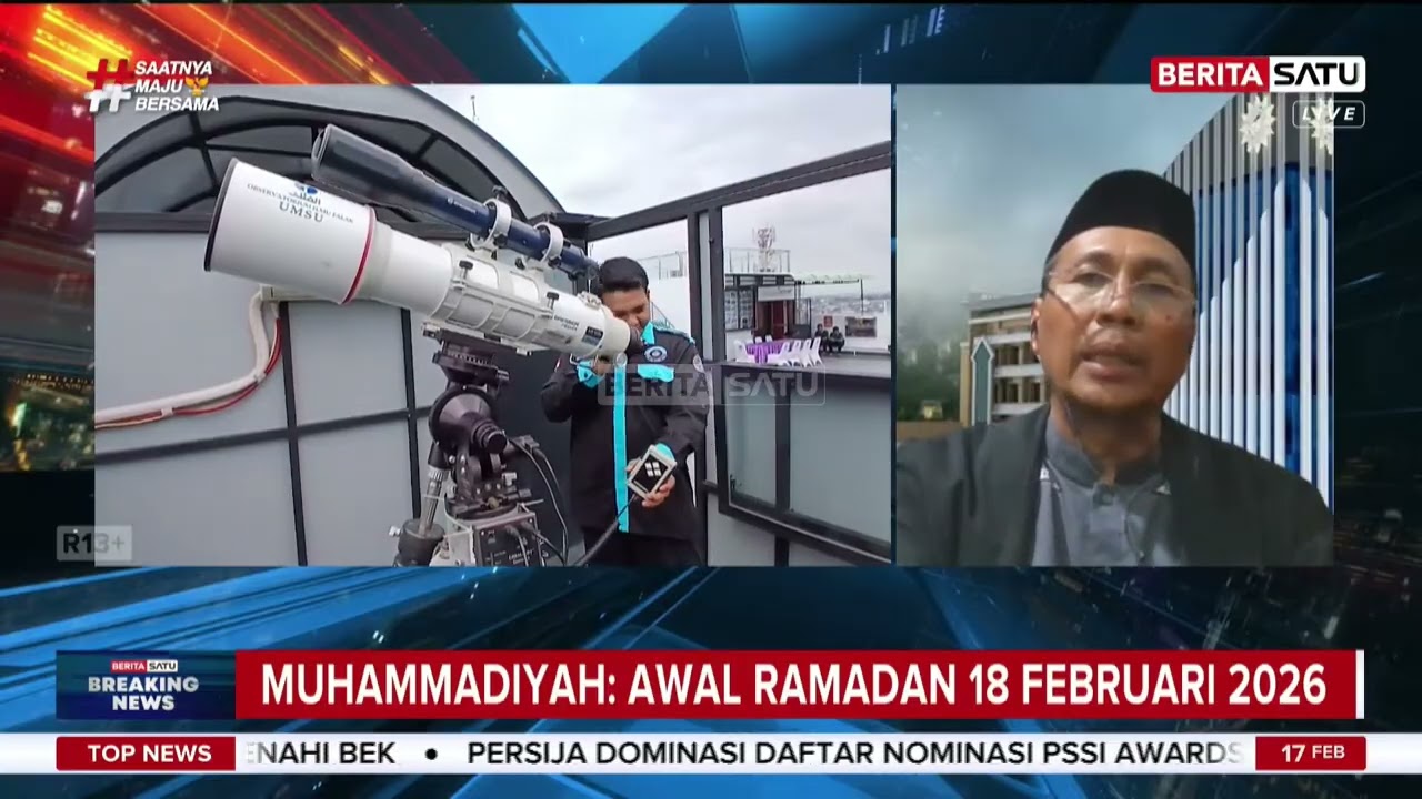 Penjelasan Muhammadiyah Tetapkan 1 Ramadan Pada 18 Februari 2026 #Beritasatu