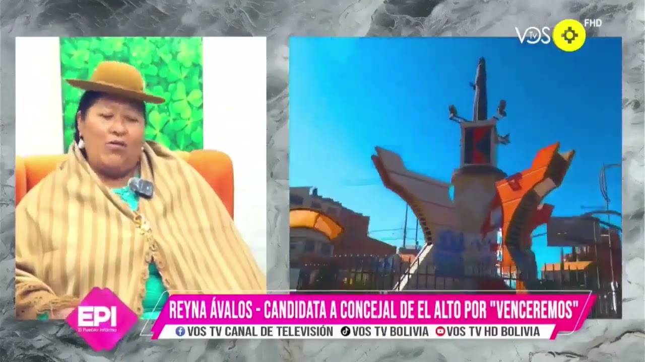 Reyna Ávalos, candidata a concejal por El Alto por la agrupación 