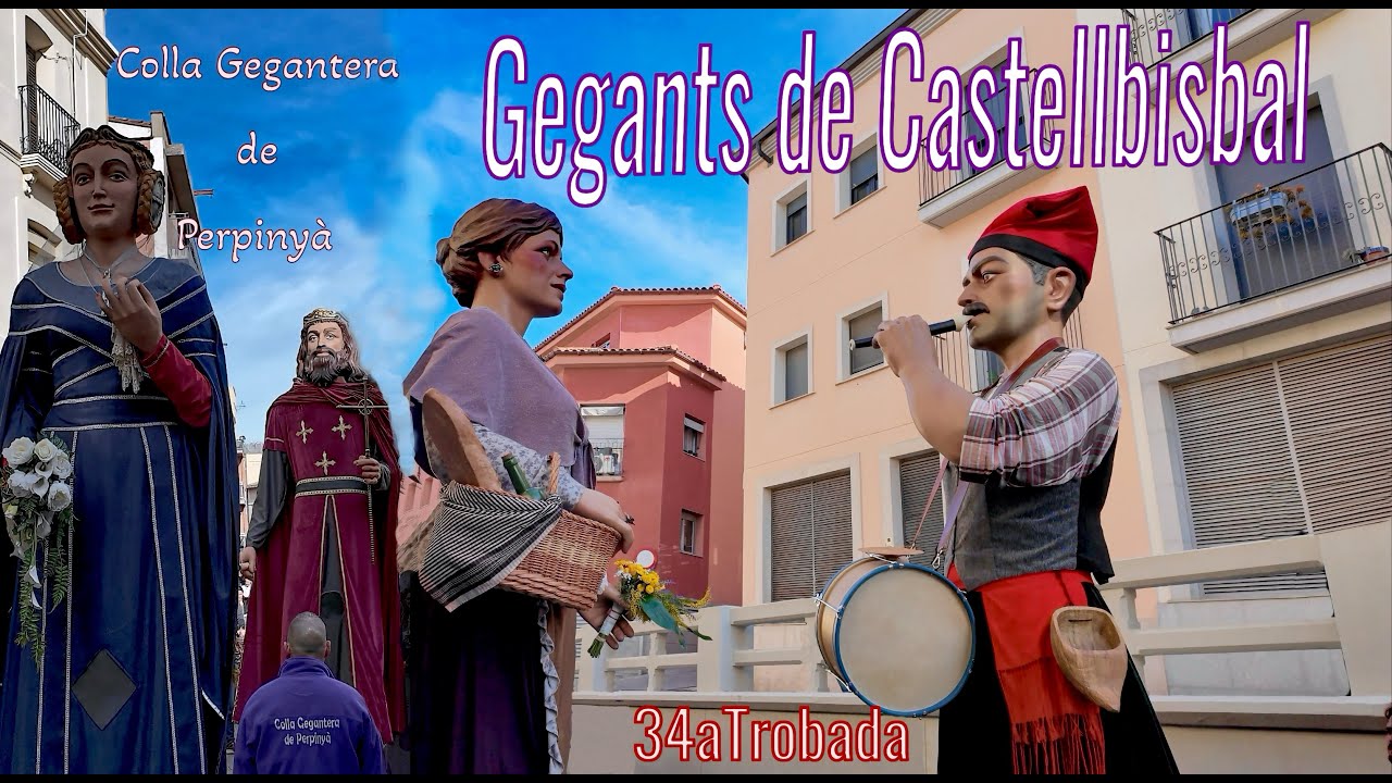 Gegants de Perpinyá a Castellbisbal