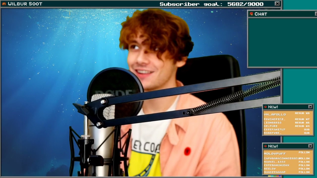elderly man wilbur soot with shit beard talks to you - Wilbur Soot VOD (November 4th 2022)