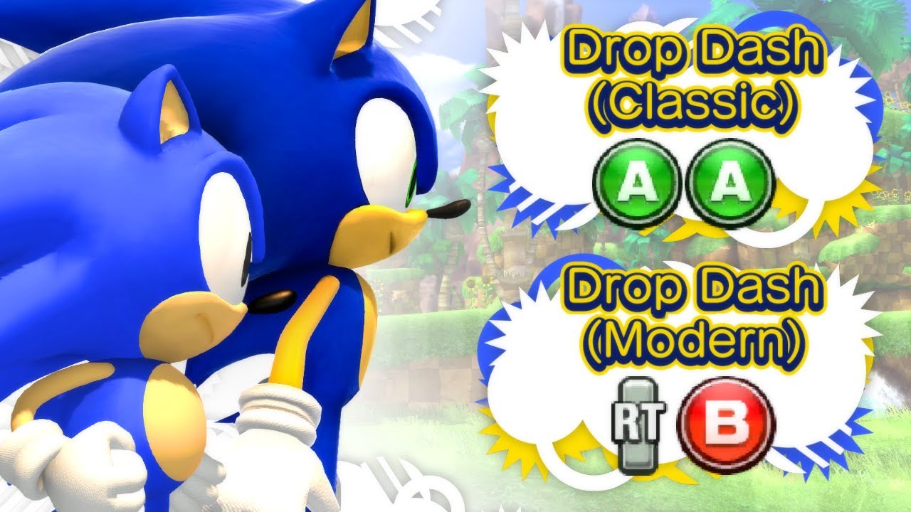 A Drop Dash Recreation from Sonic X Shadow Generations