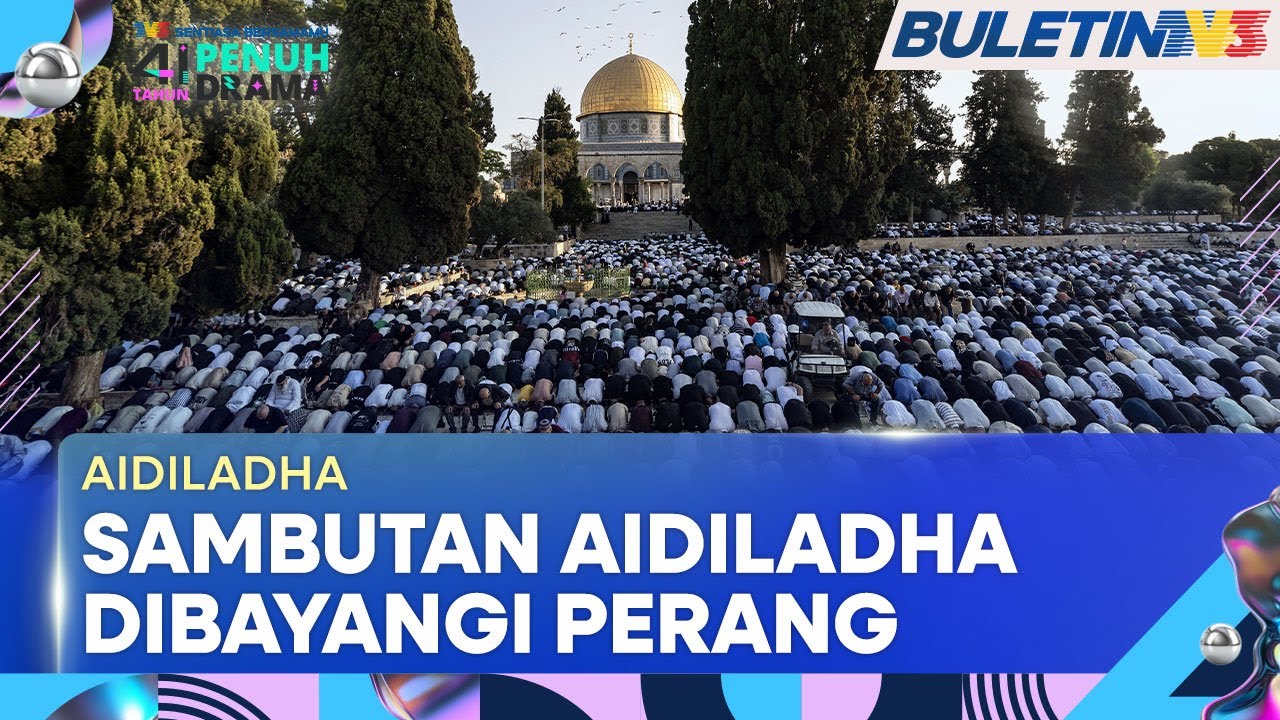 AIDILADHA | Umat Islam Banjiri Masjid Al-Aqsa