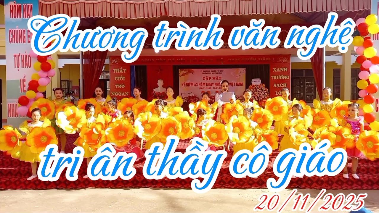 CHƯƠNG TRÌNH VĂN NGHỆ KỶ NIỆM 43 NĂM NGÀY NHÀ GIÁO VIỆT NAM