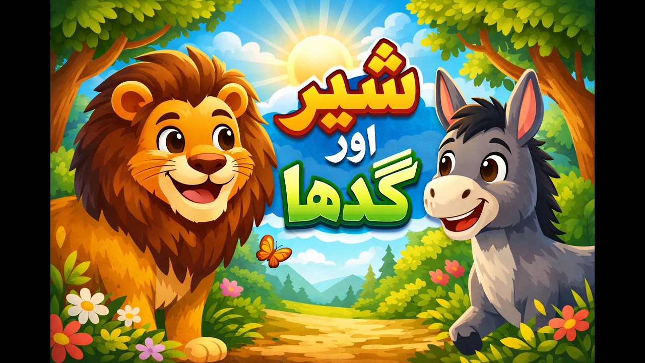The Foolish Donkey Story | The Lion The Fox And The Donkey Story  | Mery sitare