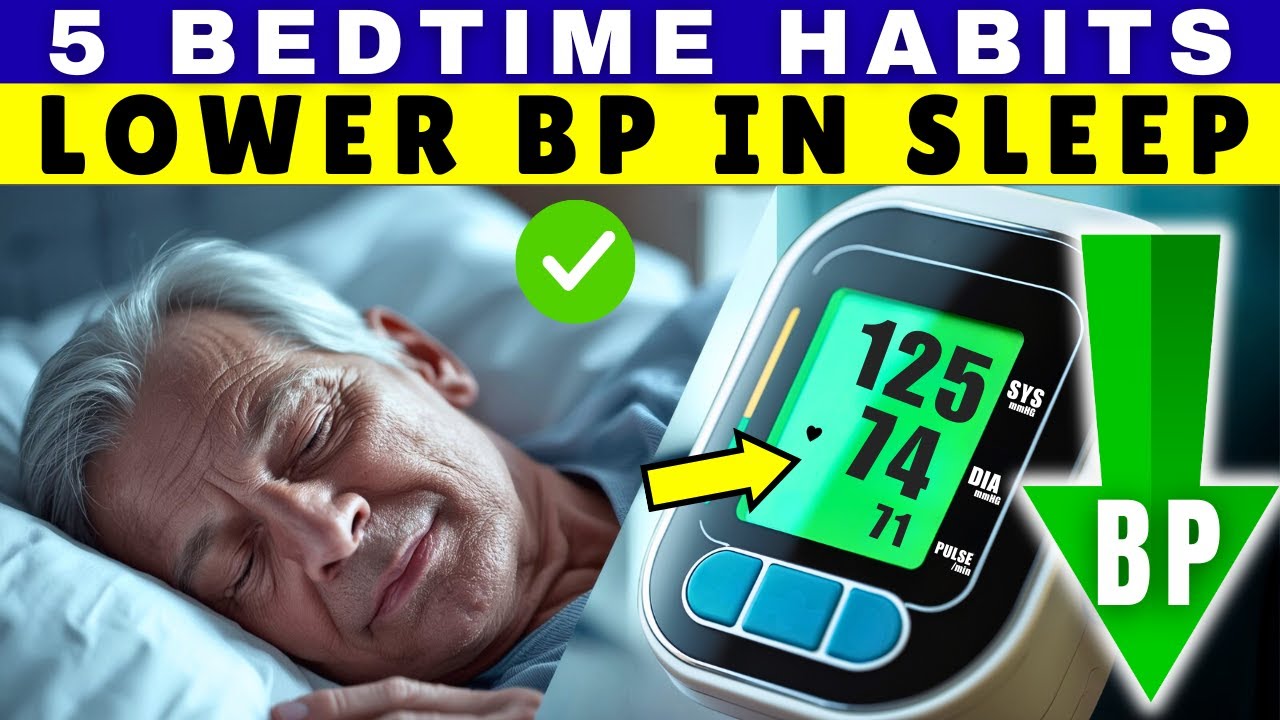 5 Bedtime Habits That Lower Blood Pressure While You Sleep