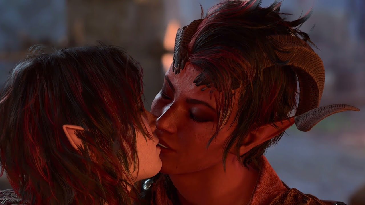 Baldur's Gate 3 - Being able to touch Karlach (Romance)
