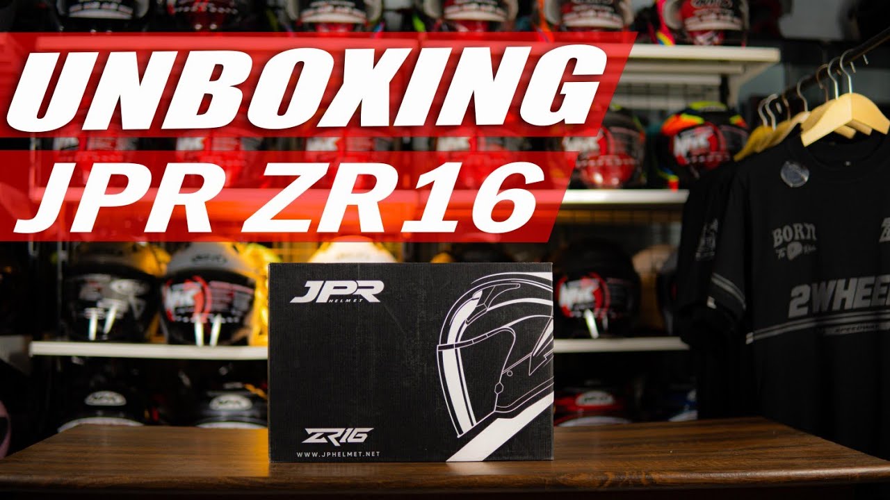 REVIEW DAN UNBOXING JPR ZR16 | HARGA 200 RIBUAN MODEL RACING LOOK