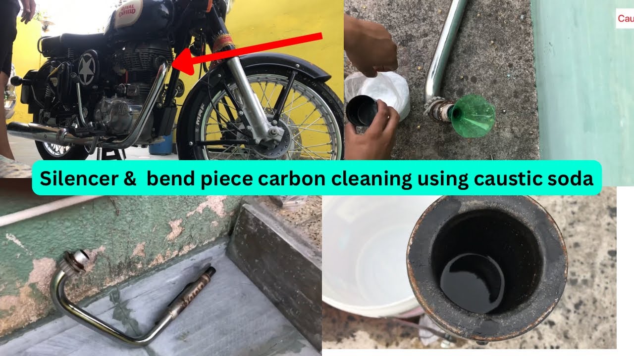 Silencer carbon cleaning at home #carboncleaning #silencer