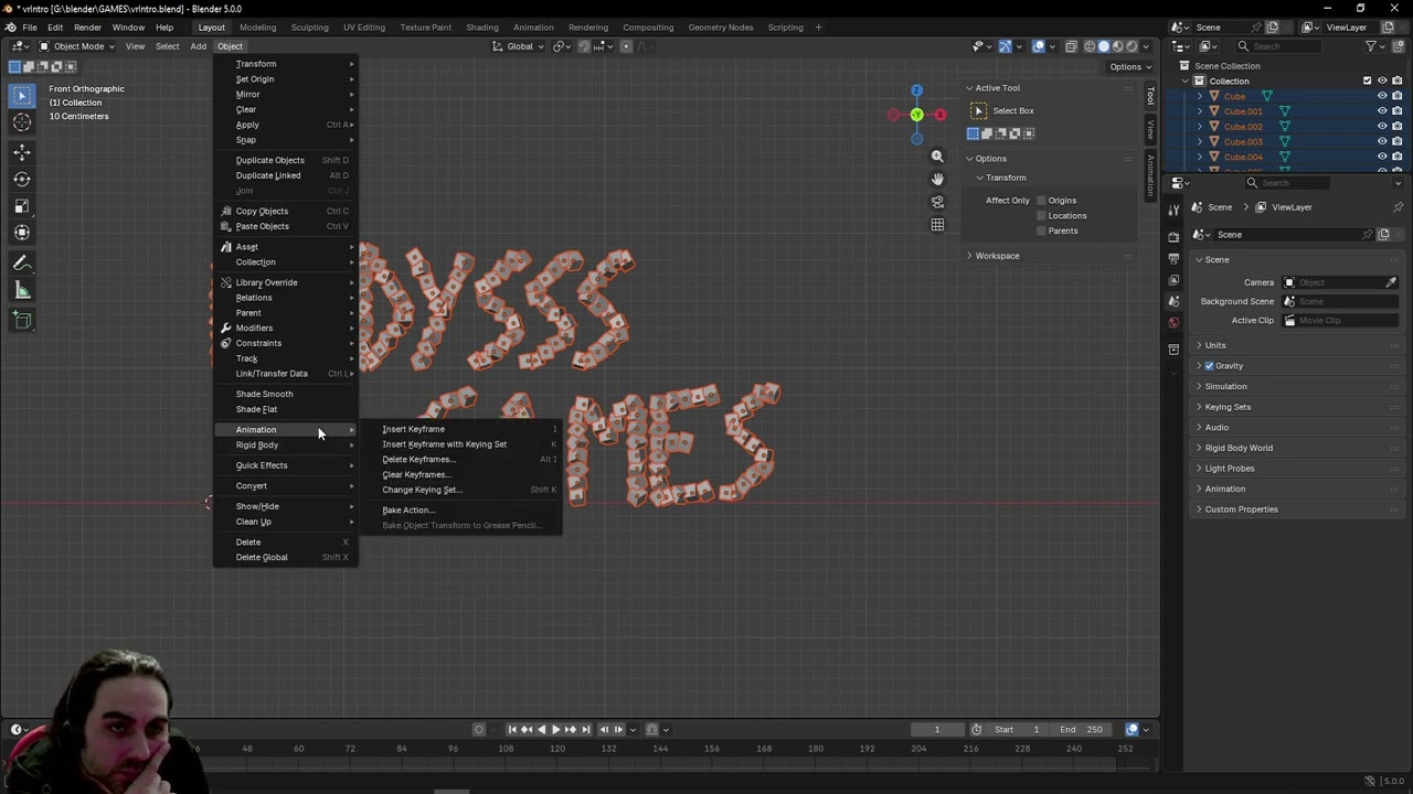 Edd Skeleton VR #116 - Eddysss Games VR intro parte 1 blender (Unreal Engine)