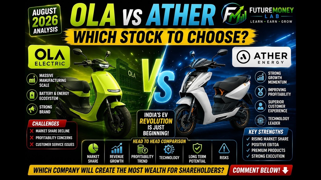 Ola Electric vs Ather Energy Which EV Stock Should You Choose in 2026