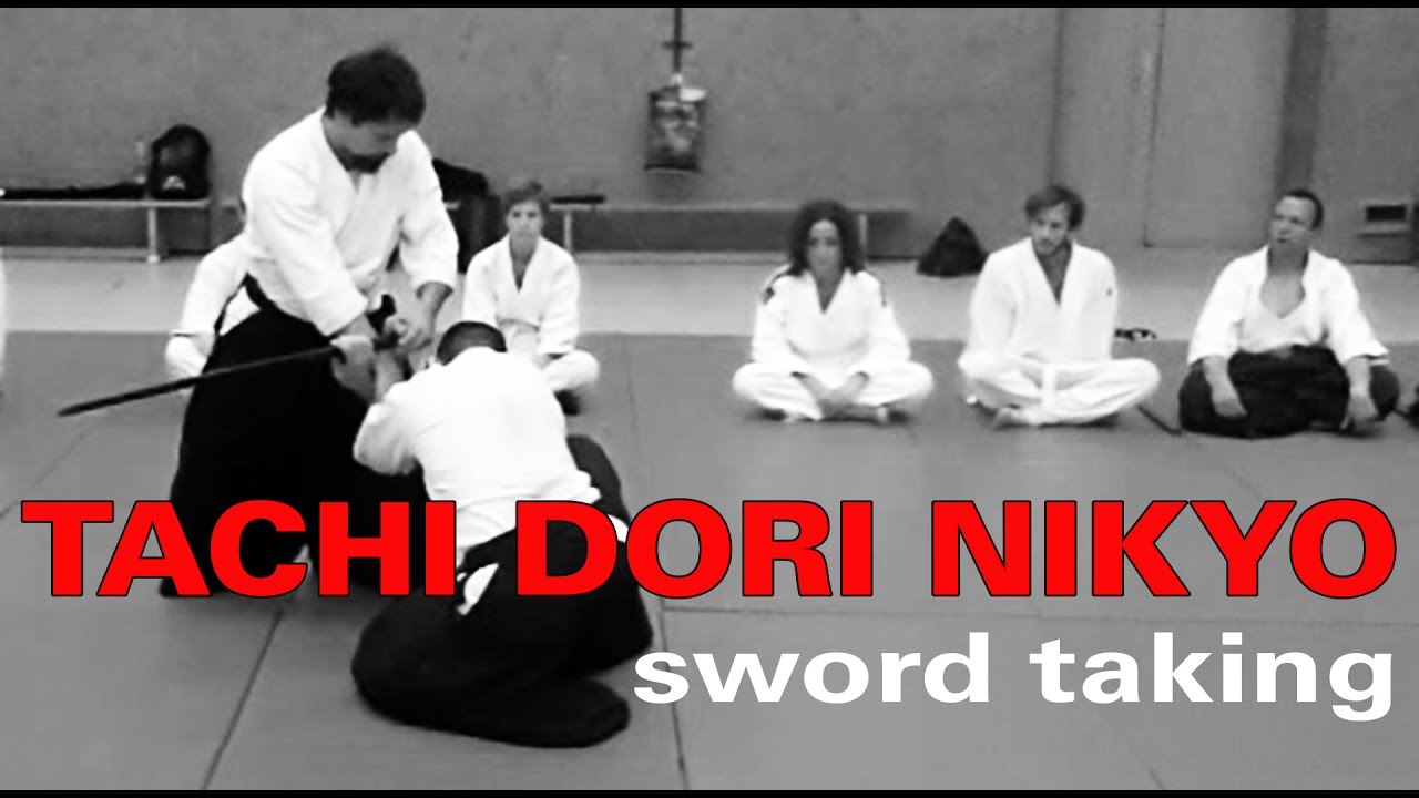 Aikido Tachi Dori Technique Nikyo - Sword Taking and Sword Defense