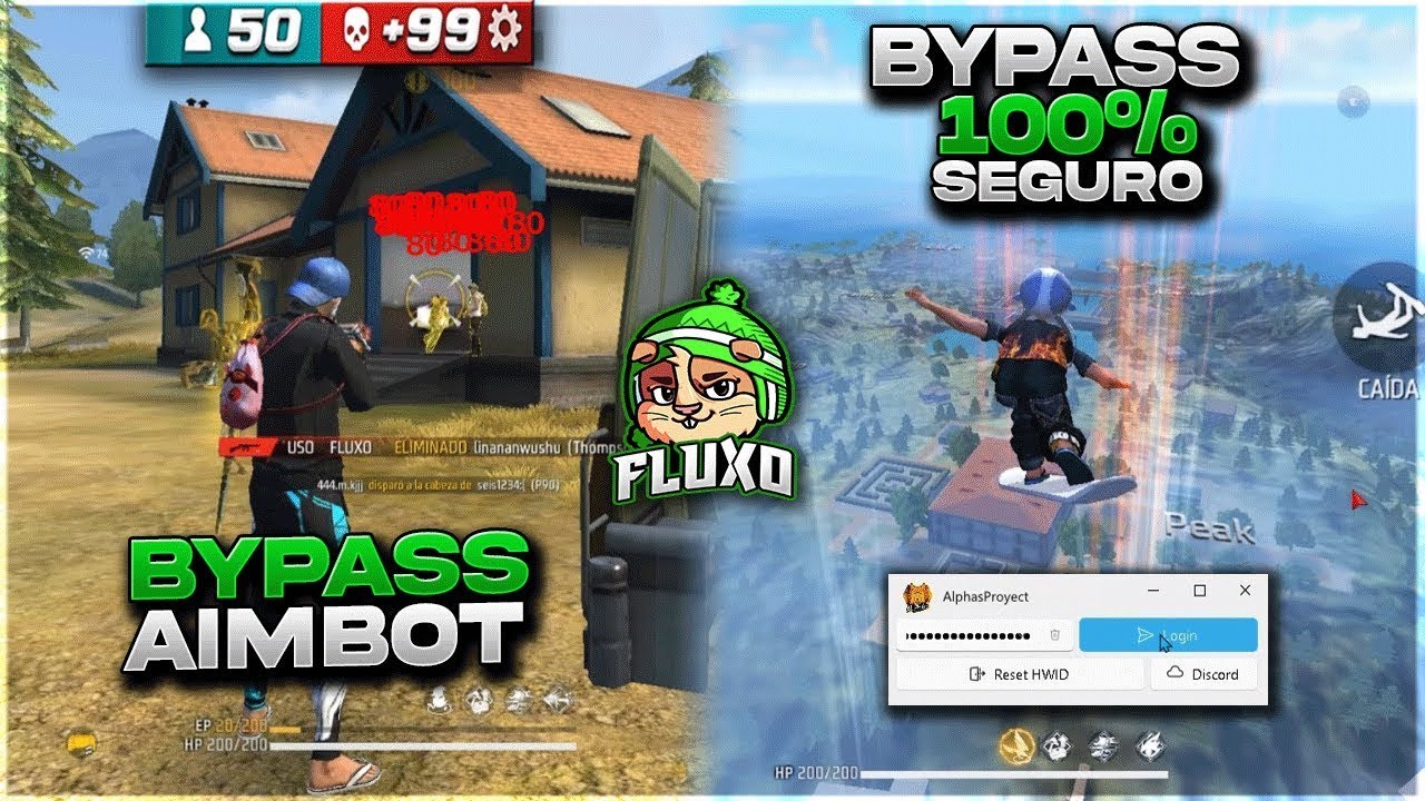 BYPASS FREE FIRE GRATIS 100% SEGURO PARA CUENTA PRINCIPAL |✅ PANEL FLUXO #bypassfreefire