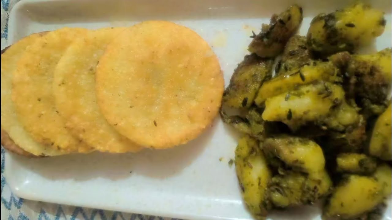 Vrat special sabudane puri chatpate jeera aalu 