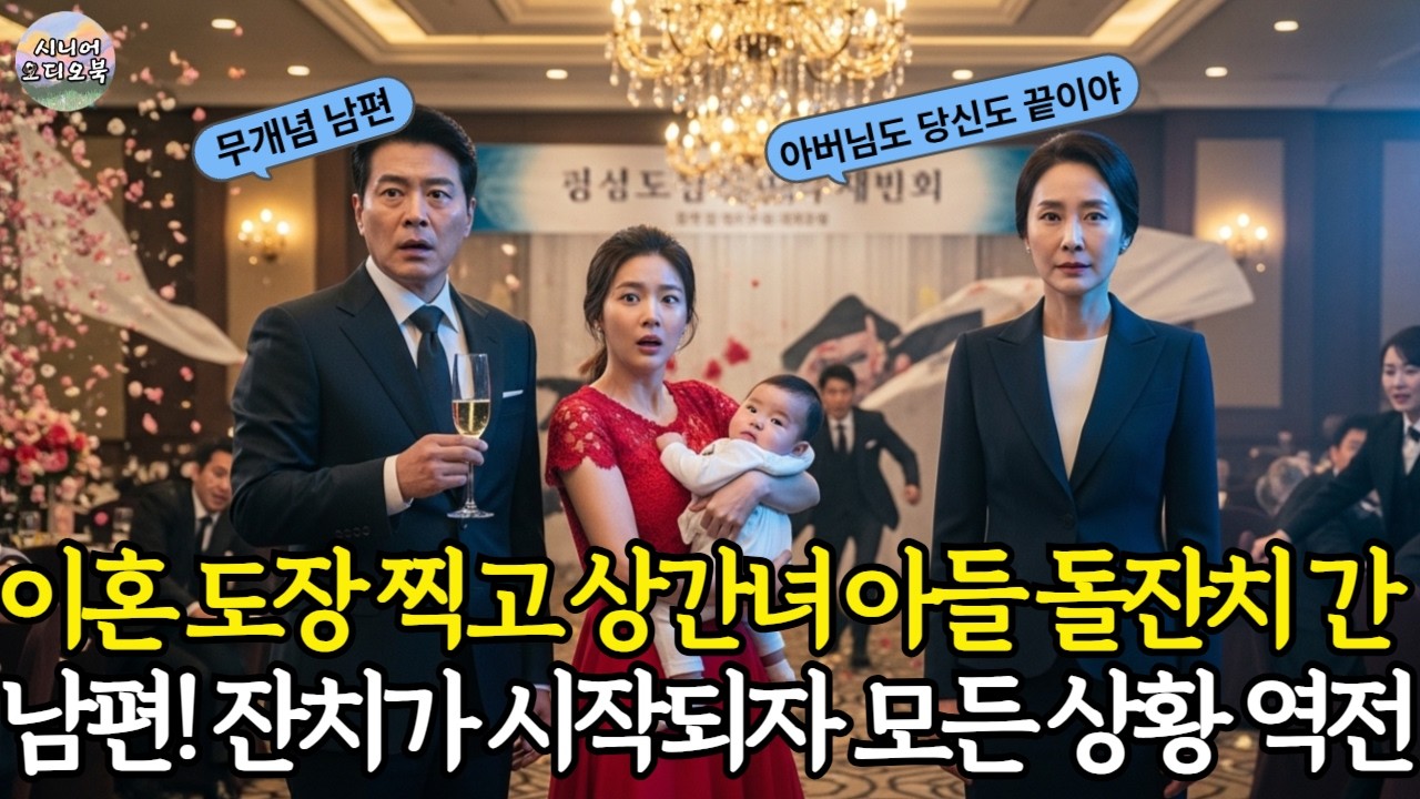 💔 이혼 도장 찍고 상간녀 아들 돌잔치 간 남편잔치가 시작되자 연회장이 얼어붙었다