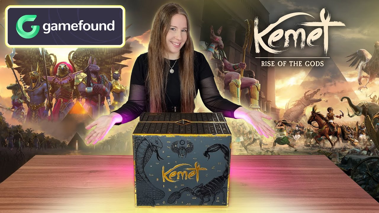 Kemet: Rise of the Gods társasjáték dobozbontás, ismertető és vélemény - VÉGRE MEGÉRKEZETT!