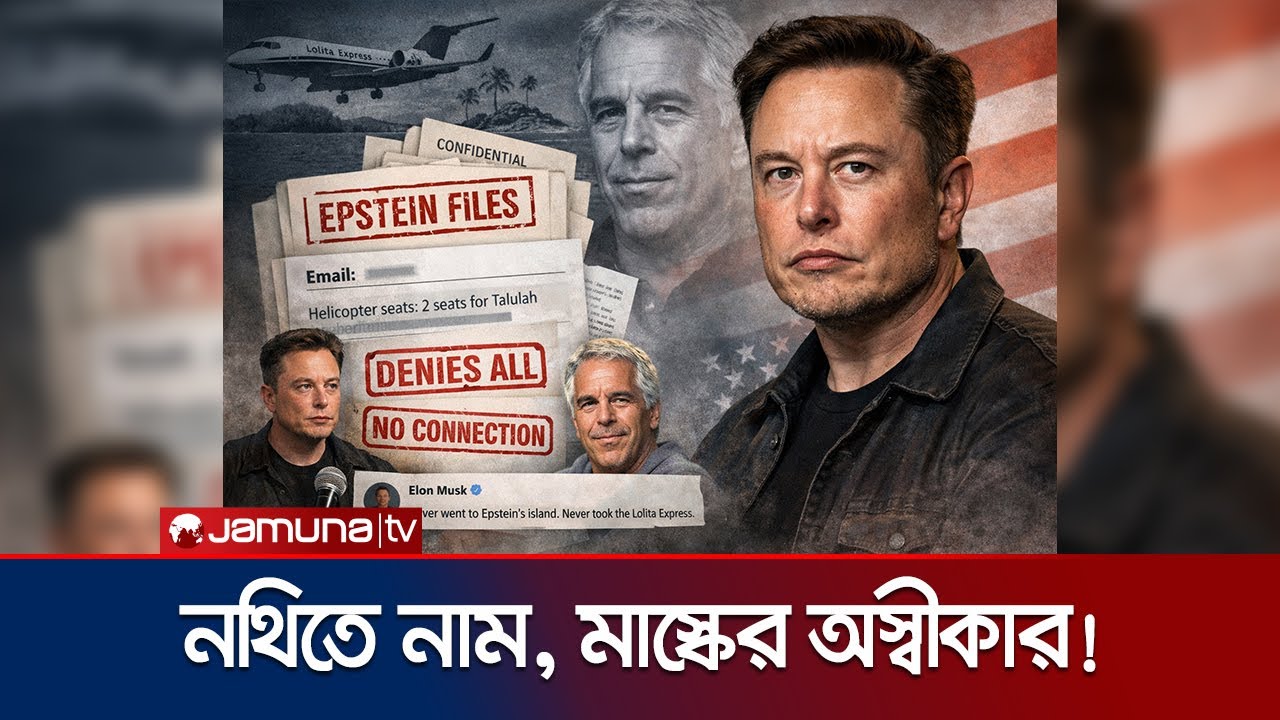 এপস্টেইনের সাথে কোনো সম্পৃক্ততা ছিল না: ইলন মাস্ক | Elon Musk Reaction | Jamuna TV