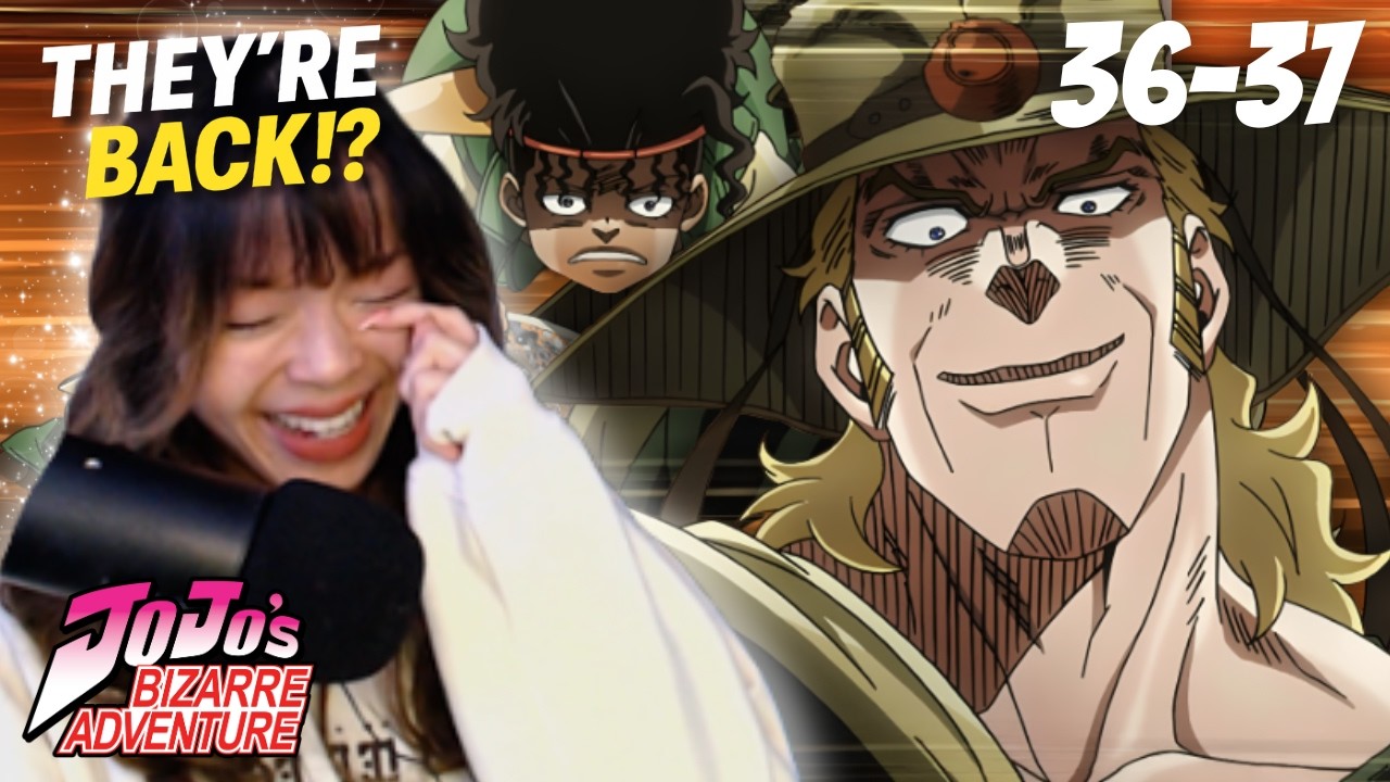 Hol Horse and....Boingo?? 🤡 | JoJo's Stardust Crusaders Ep 36 and 37 REACTION