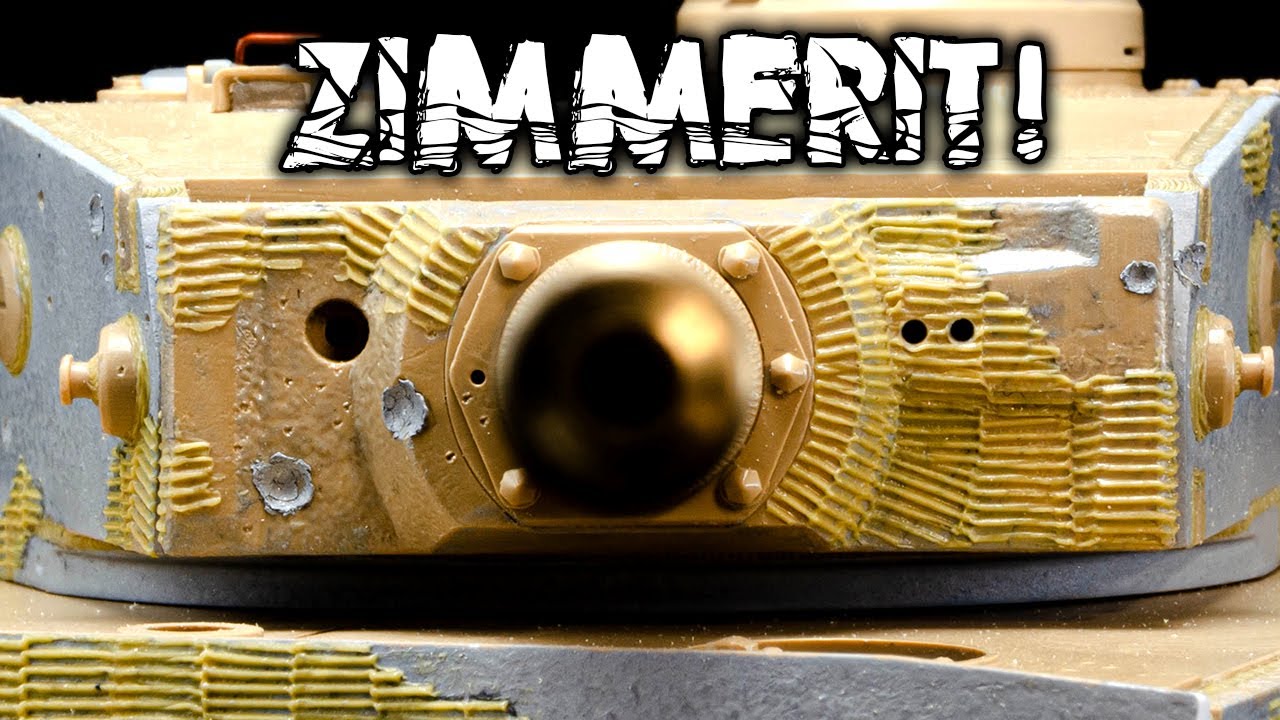 I Finally Made A Decent Zimmerit! And It's Actually Not That Hard... | Tiger 1 Gruppe Fehrmann 1/35