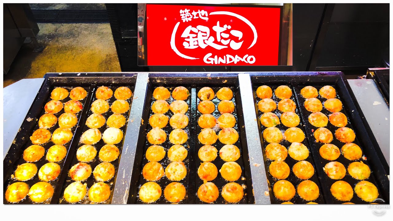 japanese street food - gindaco takoyaki 銀だこ たこ焼き