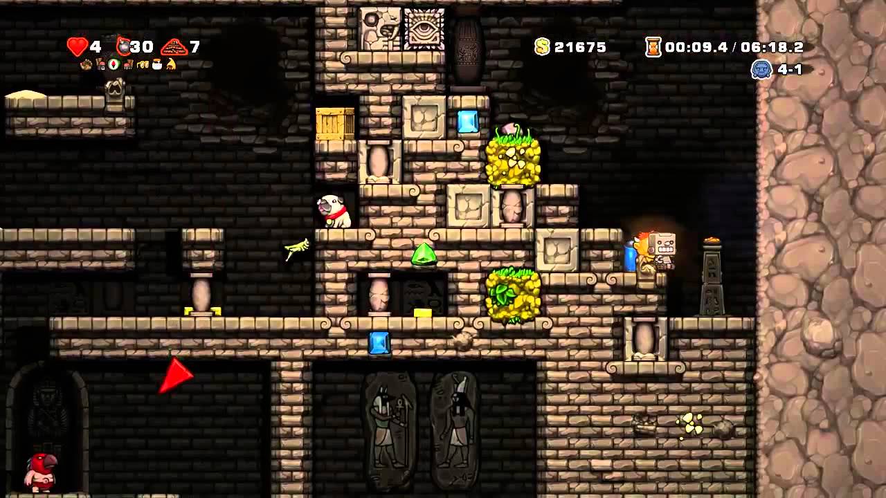 Spelunky Eggplant Speedrun 9:43.794