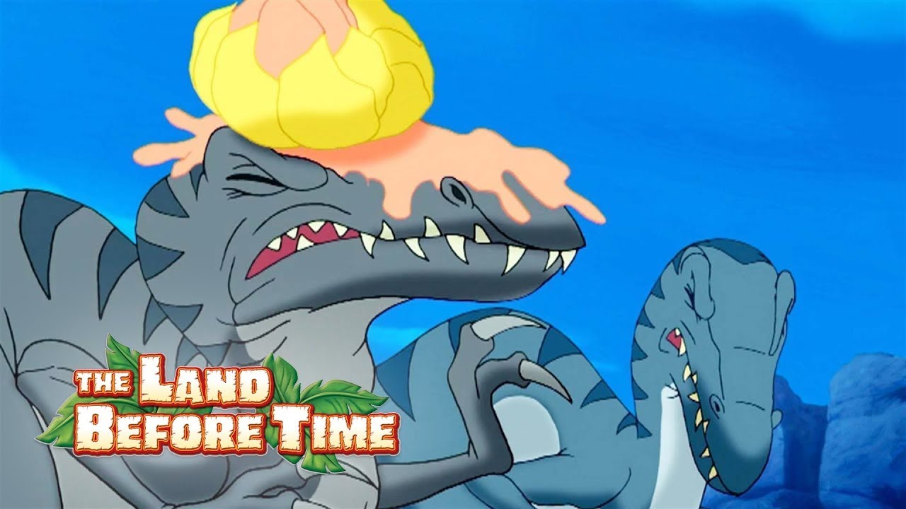 Sharpteeth Get Squashed! | The Land Before Time