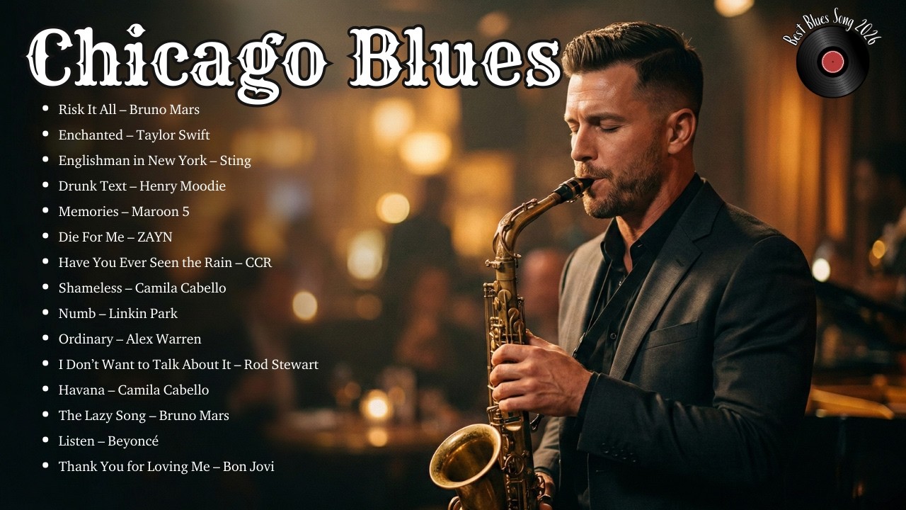 🎧 Chicago Blues Music Best 2026 🎸 Soulful Blues Guitar Cover Playlist | Smooth Blues Vibes