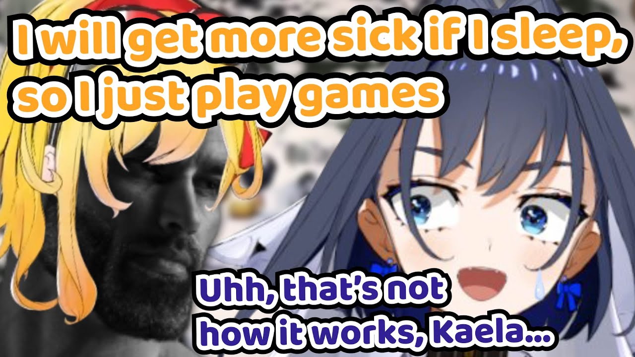 Kronii Realized That Kaela is Built Different, Even When She's Sick