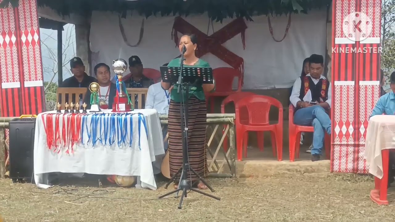 CNSK President Anti-social element jeang Ngaopu, Program-cum- Aoleang Football Trophy 2023.