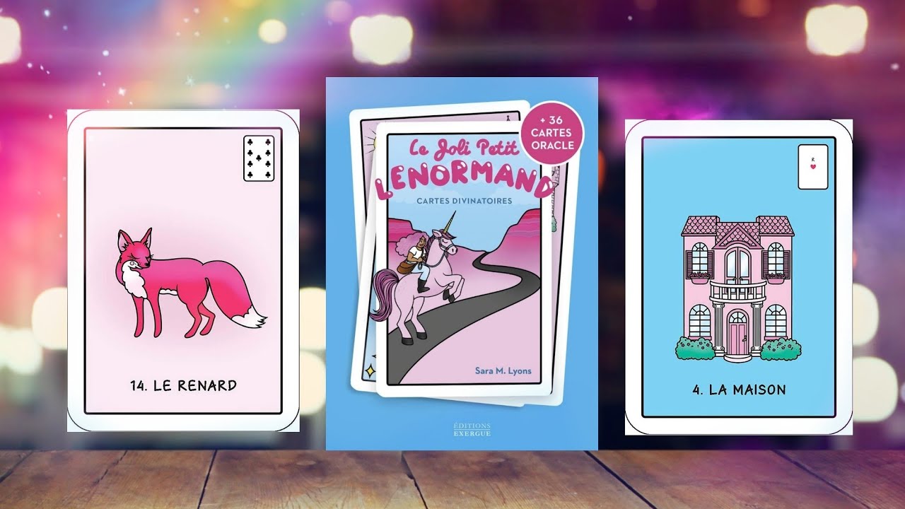 🦄💓 Le joli petit Lenormand de  Sara M. Lyons traduit en français 💓🦄