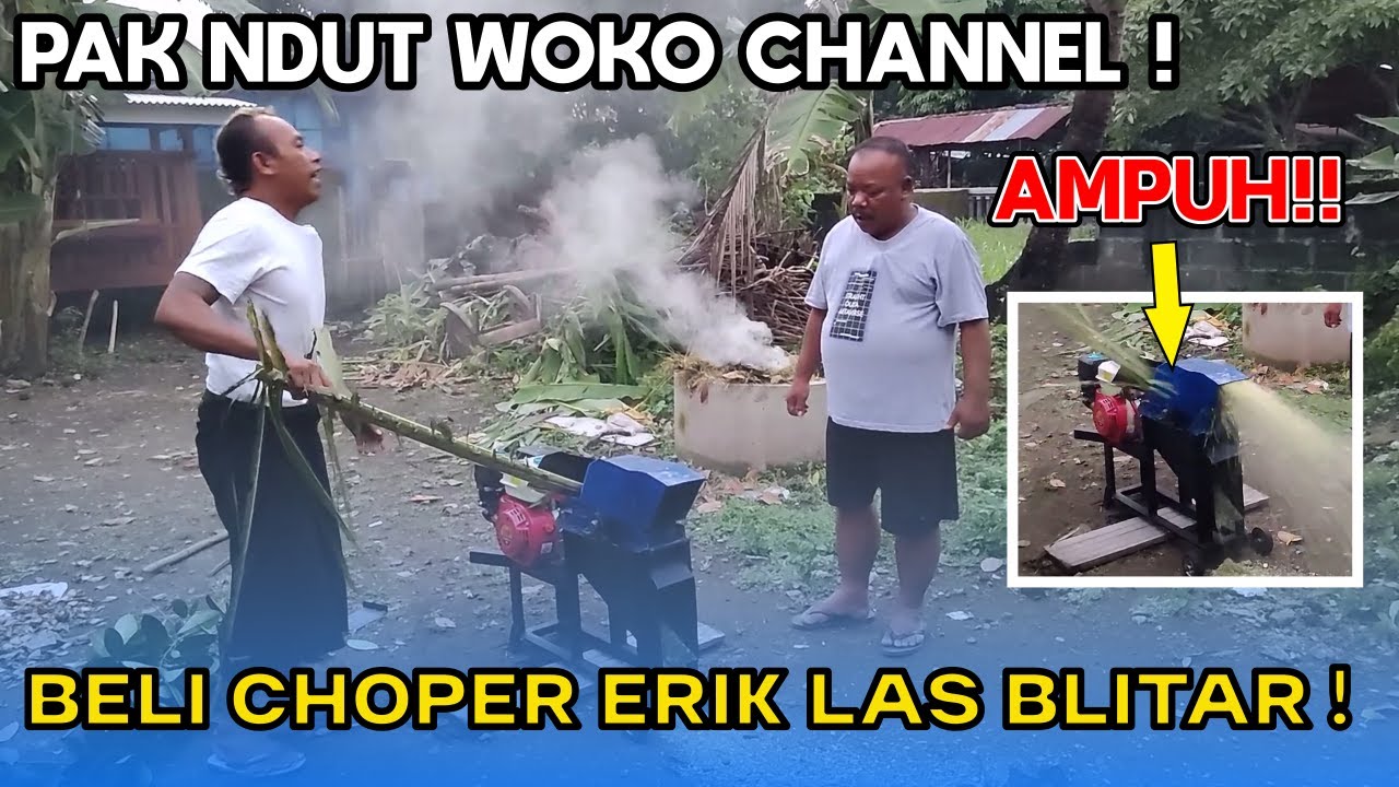 PAK NDUT WOKO CHANNEL BELI CHOPER LANGSUNG KITA BUKTIKAN KUALITASNYA ! - ERIK LAS BLITAR
