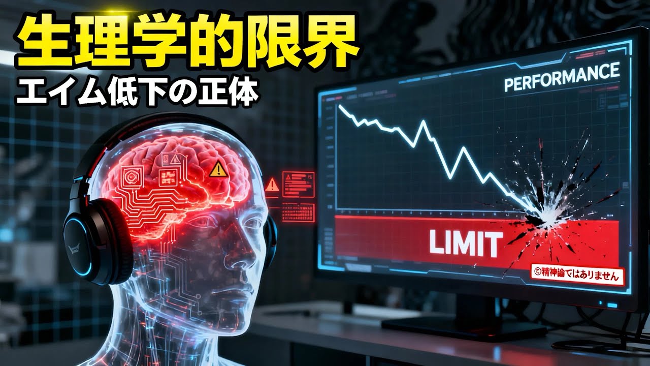 エイム低下を引き起こす「生理学的限界」について解説