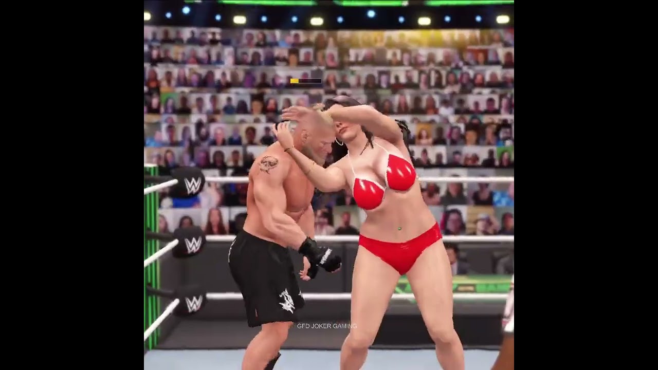 Jacy Jayne Heavy damage and beating Brock Lesnar in WWE RAW #wwe #brocklesnar #rondarousey