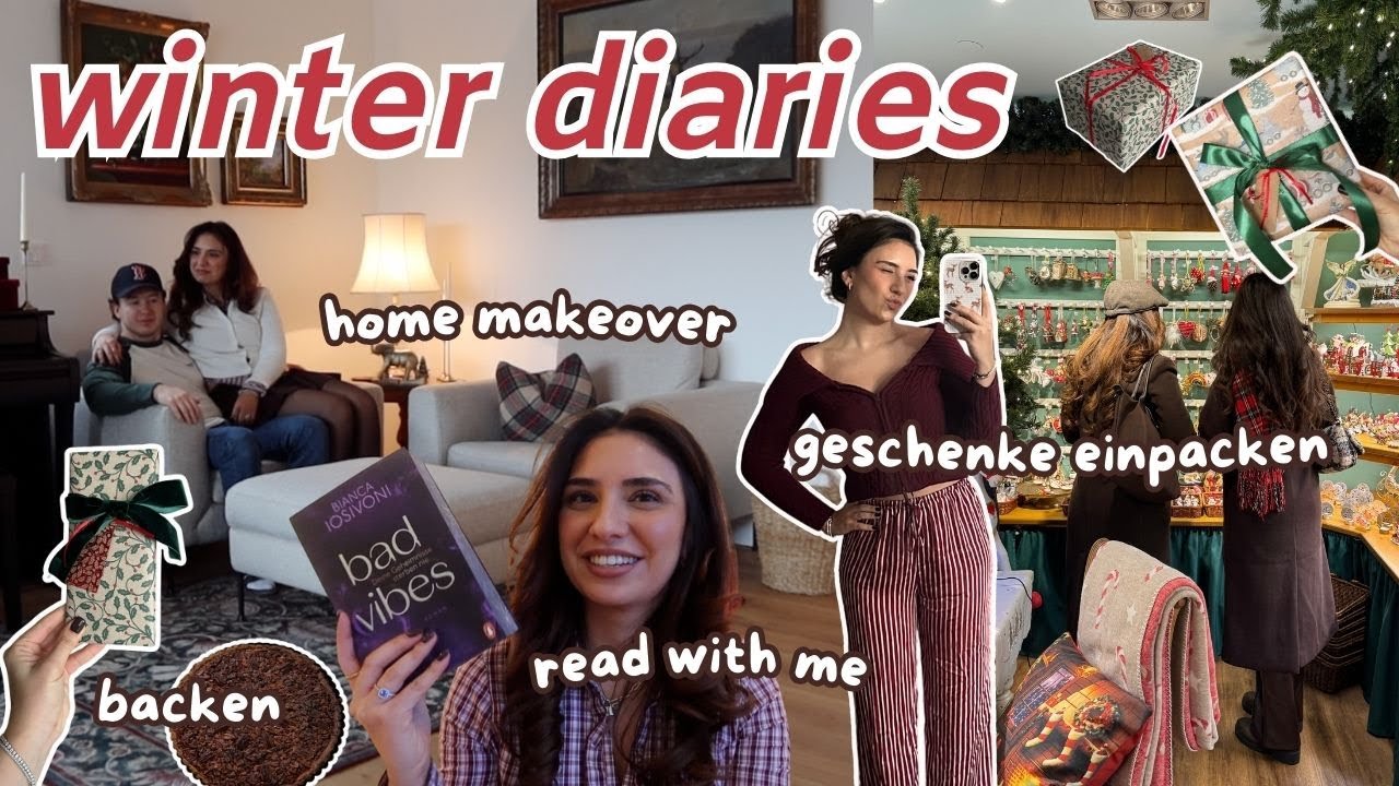 haus makeover, geschenke verpacken, neue teppiche, pecan pie backen 🤎🧸✨days in my life