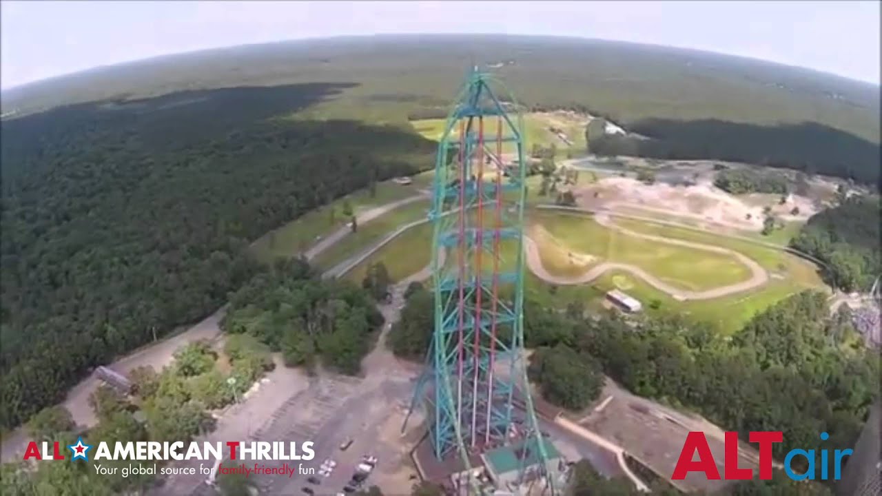 Zumanjaro: Drop Of Doom Off-Ride With Six Flags CEO Jim Reid Anderson At Six Flags Great Adventure