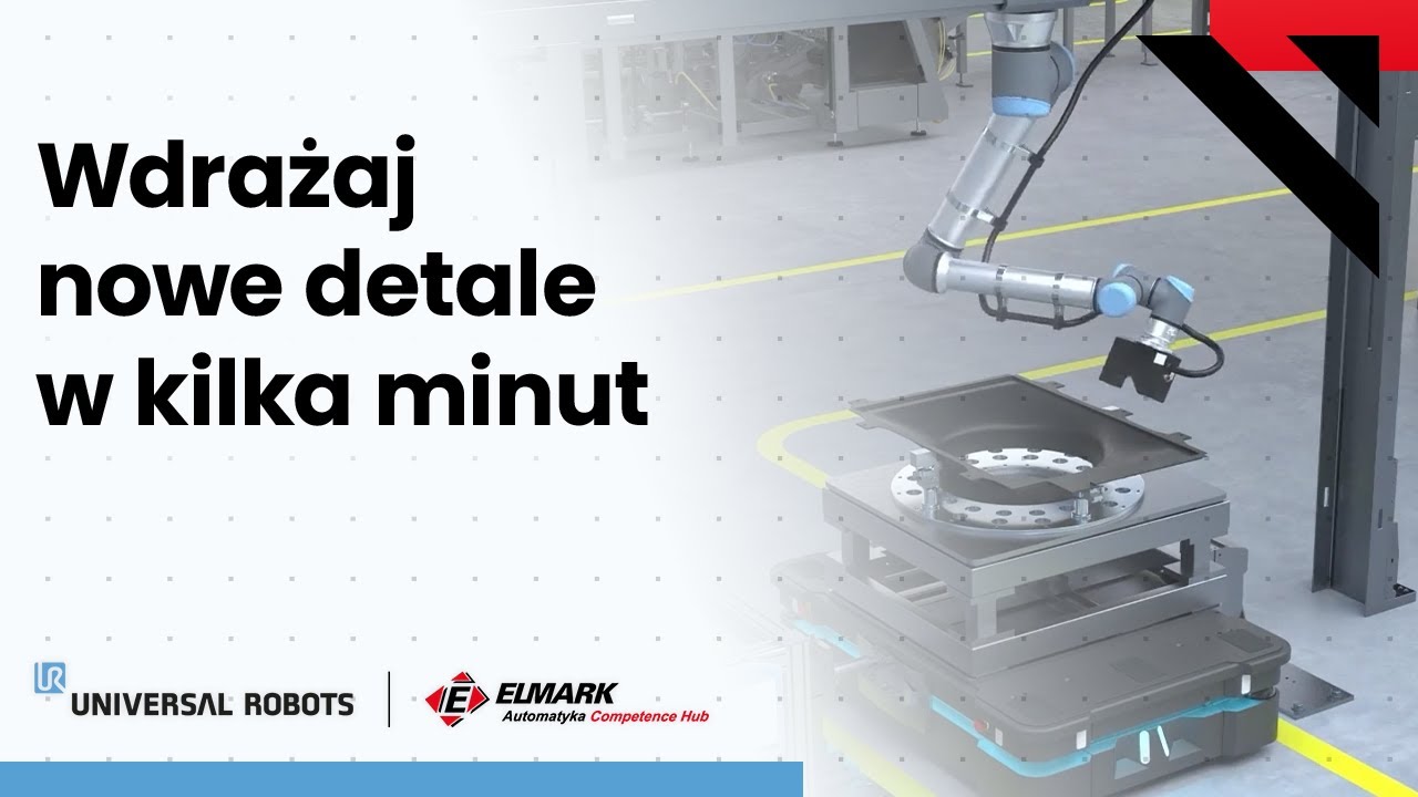 Kontrola jakości w przemyśle. Robot wsp&oacute;łpracujący UR20 i kamera wizyjna