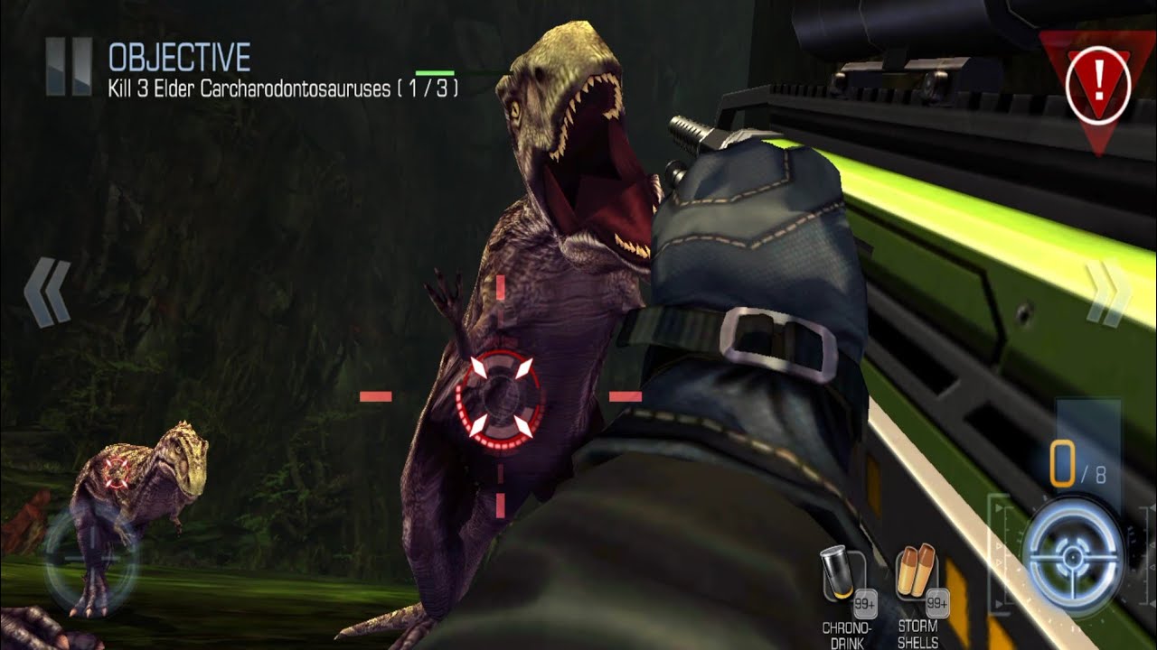 DINO HUNTER: DEADLY SHORE - Gameplay Walkthrough Part 178 | KILL 3 Elder Carcharodontosauruses