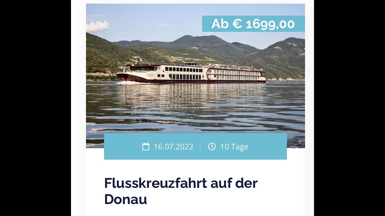 Flusskreuzfahrt auf der Donau ⛴🌊