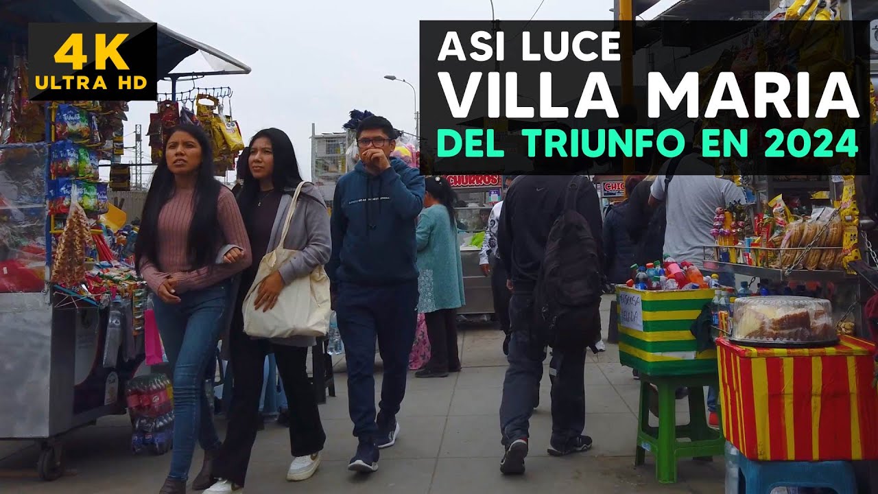 Asi luce Villa Maria del Triunfo en 2024, LIMA PERU 4K