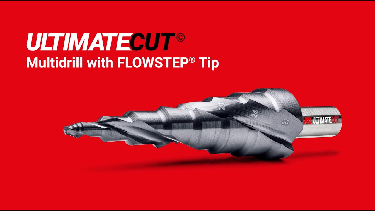 New: Multidrill with FLOWSTEP&reg; Tip. Drilling Power, Anytime, Anywhere.